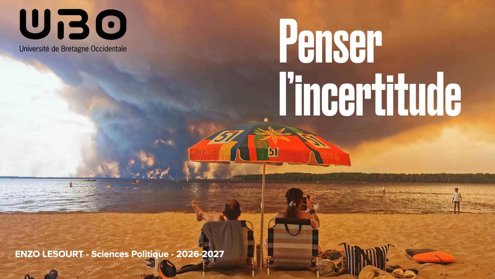 Slide de cours sur l’Anthropocène, les transformations écologiques et les enjeux politiques contemporains